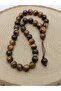 Tiger's Eye Stone 33-Piece Special Design Prayer Beads 8mm (1917)