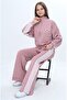 Girl's 100% Cotton Oversize Bottom & Top Long Sleeve Tracksuit Set-183 - 6