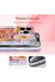 URBAN for iPhone 15 Pro Max Case for Women Girl Oil Painting Flowers Laser Beam Glossy Pattern . - 4