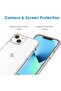 Case for iPhone 13 6.1-Inch, Non-Yellowing Shockproof Phone Bumper Cover, Clear - 5