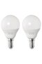 SOLHETTA LED bulb E14 470 lumen, globe opal white