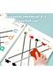 32 Sheets Reusable Educational Notes, (with 2 Pens + 1 Eraser) Erasable - 2