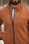 Basic Spring Suede Jacket - Simple and Stylish Style - 4