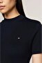 Half-High Neck Cotton Crop T-Shirt - 2