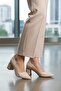 619004 Z Beige Women's Heeled Shoes