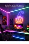 Neon Lights, RGBIC Neon Rope Light 2 Works with Matter, Alexa, Google Assistant, Custom DIY Neon Strip Lights for Bedroom and Wall Decor, Shape Mapping, Softer Material, 16.4ft, White - 2