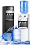 JAPAN Hot and Cold Water Dispenser, Top Load Water Dispenser, (1220W) Instant Hot and Cold Water, Black - 2