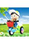 Light and Sound Musical Stunt Cycle 360 Degree Rotating Spot Stunt Tricycle Boy Motorcycle, Bump - 4