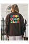 Cool Moms Club Printed Crew Neck 3-Thread Sweatshirt