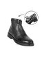 Genuine Leather, Fur Inside, Waterproof, Zippered, Thermo Sole, Anti-Slip Boots - 4
