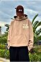 Premium Acid Wash Holly Tears Printed Hoodie - 2