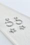 Women's 316 L Stainless Steel Anti Allergenic 6-Piece Earring Set - 4