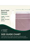 Turkish Beach Towel Set of 2, 39x71 inches Oversized Lightweight 100% Cotton Hammam Towel - 6