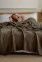 Muslin Bedspread Ultra Soft High Quality 4 Layers Muslin Pike (Single Size (240X240 cm)