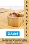 Durable Kitchen Magnetic Lid Hygienic Very Stylish Natural Wooden Spoon Seasoning Bowl Spoon Set 2 Pieces