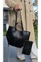 Women's Large Wallet and Shoulder Bag (Size 53X32X25 cm) - 2