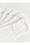 Two Mt Shop Quality Lcw Dream Ecru Plain 5-Piece Pack Women's Ballerina Socks - 3
