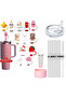 1.18 Lt 40 oz Thermos Accessory Set – Straw, Lid, Cleaning Brush, Figure and Base Parts - 5