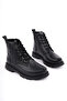 Lyk-1001 Lace-Up Flat Leather Boots - 2