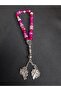 Pink Color Natural Agate Stone Prayer Beads - 3