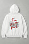 I'M Just Girl Print Oversize Women's Cotton Sweatshirt