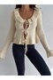 Softly Tied Sweater - Offwhite - 2