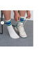 3-Piece Cotton Loop Short Half Socks Washable Ribbed College Style Tennis Sports Men's Socks 3501 - 2
