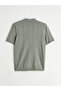 Polo Neck Short Sleeve Men's Knitwear Sweater - 6