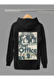 The Office Printed Cotton Long Sleeve Ribbed 3-Ply Hooded Sweatshirt