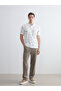 Nevavm Polo Collar Patterned Pique Men's T-Shirt - 2