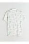 Nevavm Polo Collar Patterned Pique Men's T-Shirt - 6