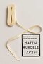 Satin Ribbon - Decorative Ribbon - Bohça Ribbon - Ecru (1 cm X 10 Meters)