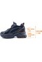 25K450 Women's Hidden Heel Daily Sports Shoes Black - 6
