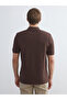 Southbluebrown Polo Neck Men's T-Shirt - 4
