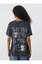 Xside Anthracite Crew Neck the Mandolorian Licensed Women's T-Shirt - 4
