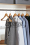 3 Pcs Household Solid Wood 44 cm Coat Hanger Suit Hanger Clothes Hanger - 2