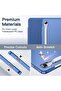 Case for Samsung Galaxy Tab S10 Lite / S10 FE / S9 FE 10.9-Inch, Slim Translucent Back Tri-Fo - 3