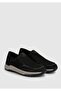 Black Leather Men's Shoes - 2