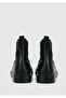 Black Leather Men's Boots - 4