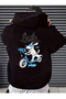 Unisex Women's Men's Hooded Kangaroo Pocket Oversize Sweatshirt Hoodie Scooter