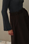 Belted Skirt Bitter Brown - 5