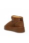 999 Black Thick Sole Furry Mini Women's Boots - 6