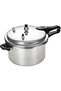 Shopi Strong Pressure Cooker, Stainless Steel + Aluminium Body with Dual Handle for Daily Cooking