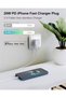 Apple MFi Certified 20W USB C Fast Charger - UK Type C Power Adapter with 2M iPhone Cable for iPhone - 2