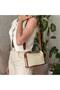 Leves Women's Linen Lock-Detail Hand, Shoulder, and Crossbody Bag - 3
