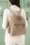 Women's 4 Compartment Parachute Fabric Travel Business School Backpack (30X24 cm) - 3