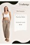 Udenya Double Layer Muslin Straight Pants - 7