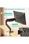 Single Monitor Mount, Gas Spring Monitor Arm for 17-34 inch Screens, Adjustable Computer Monito - 8