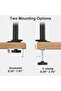 Premium Dual LCD Monitor Desk Mount Fully Adjustable Gas Spring Stand for Display up to 32", 17 - 6