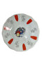 Fragonard Patterned Red Polka Dots Porcelain Tea Dish Set - 5